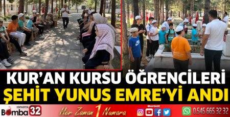 Şehit Yunus Emre mezarı başında anıldı