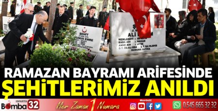 Şehitlerimiz dualarla anıldı