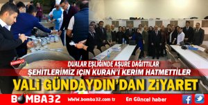 ŞEHİTLERİMİZ İÇİN KURAN’I KERİM HATMETTİLER 