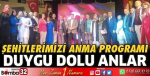 Şehitlerimizi anma programı