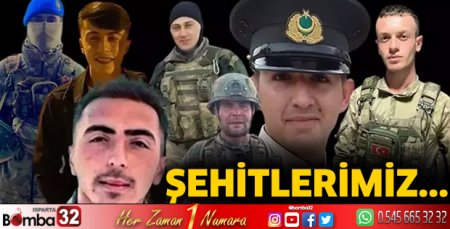 Şehitlerin acı haberi ailelerine ulaştı