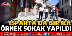 ŞEHRE ÖRNEK SOKAK UYGULAMASI GERÇEKLEŞTİRİLDİ