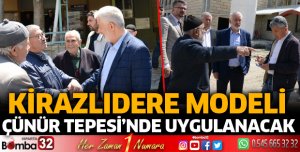 Şehrin ikinci seyir terası Çünür Tepesi