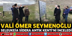 SELEUKEİA SİDERA ANTİK KENTİNİ İNCELEDİ