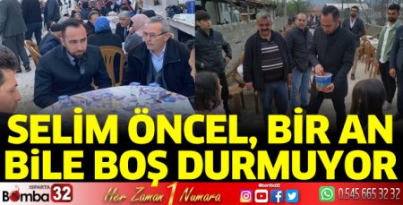 Selim Öncel, bir an bile boş durmuyor