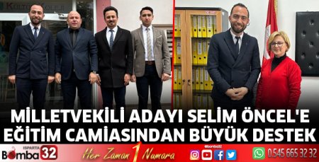 Selim Öncel’e eğitim camiasından büyük destek