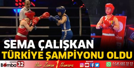Sema Çalışkan Türkiye Şampiyonu oldu