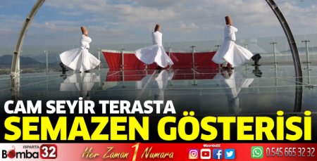 Semazen Ekibi gösteri yaptı