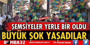 ŞEMSİYE SOKAKTA BÜYÜK ŞOK