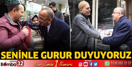 Seninle gurur duyuyoruz