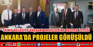 SENİR BELEDİYE BAŞKANI MİLETVEKİLLERİNİ ZİYARET ETTİ