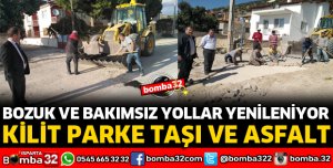 SENİR'DE BOZUK VE BAKIMSIZ YOLLAR YENİLENİYOR