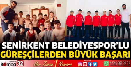 Senirkent Belediyespor’lu Güreşçilerden büyük başarı 