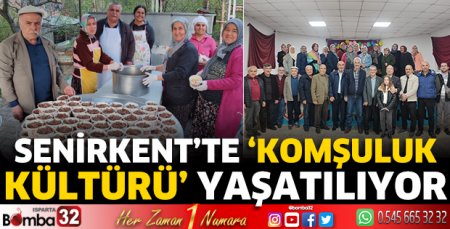 Senirkent’te ‘Komşuluk Kültürü’ yaşatılıyor