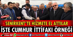 SENİRKENT'TE CUMHUR İTTİFAKI ÖRNEĞİ