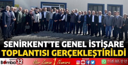Senirkent'te Genel İstişare Toplantısı gerçekleştirildi 