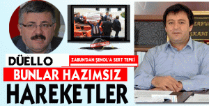 ŞENOL’A SERT TEPKİ