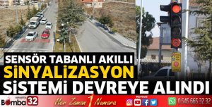 Sensör tabanlı akıllı sinyalizasyon sistemi devreye alındı