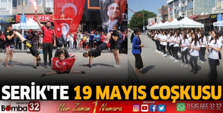 Serik'te 19 Mayıs coşkusu