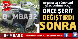 ŞERİT DEĞİŞTİREN ARAÇ KORKUTTU 