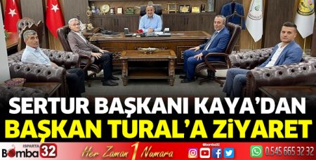 Sertur Başkanı Kaya’dan Başkan Tural’a ziyaret