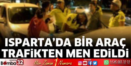 Ses sistemi nedeniyle trafikten men edildi