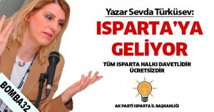 Sevda Türküsev Isparta'ya Geliyor