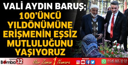 Sevinçliyiz, gururluyuz