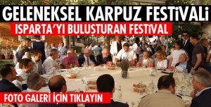 ŞEVKET DEMİREL'DEN GELENEKSEL KARPUZ FESTİVALİ