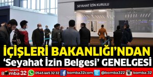 Seyahat İzin Belgesi genelgesi