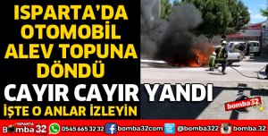 SEYİR HALİNDEKİ OTOMOBİL YANDI