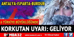 SİBİRYA SOĞUKLARI ISPARTA'DA ETKİSİNİ GÖSTERECEK