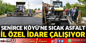 Sıcak asfalt çalışmaları sürüyor