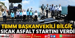 Sıcak asfalt sezonu başladı