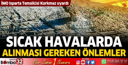 Sıcak havalarda alınması gereken önlemler
