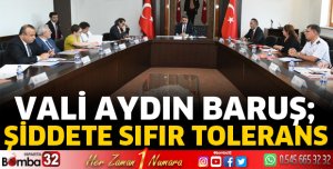 Şiddete sıfır tolerans