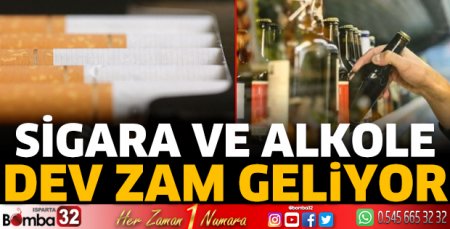 Sigara ve alkole dev zam geliyor