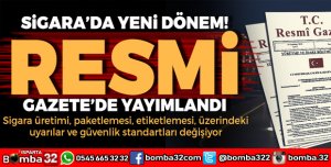 SİGARADA YENİ DÖNEM
