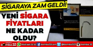 SİGARAYA ZAM