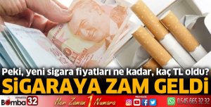 SİGARAYA ZAM