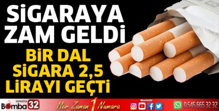 Sigaraya zam geldi