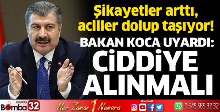 Şikayetler arttı, aciller dolup taşıyor!