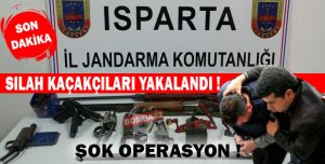 SiLAH KAÇAKÇILARI YAKALANDI !