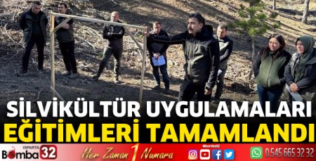 Silvikültür Uygulamaları Eğitimleri tamamlandı