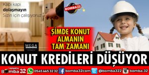 ŞİMDİ KONUT ALMANIN TAM ZAMANI