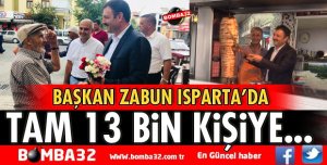 ŞİMDİYE KADAR 13 BİN KİŞİYE BİRE BİR TEŞEKKÜR ETTİ