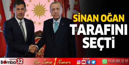 Sinan Oğan, Erdoğan'ı destekleyecek