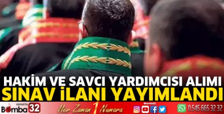 Sınav ilanı yayımlandı