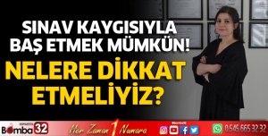 Sınav kaygısıyla baş etmek mümkün
