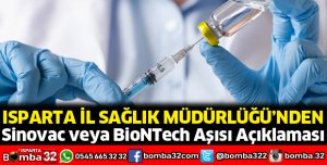 Sinovac veya BioNTech aşısı açıklaması